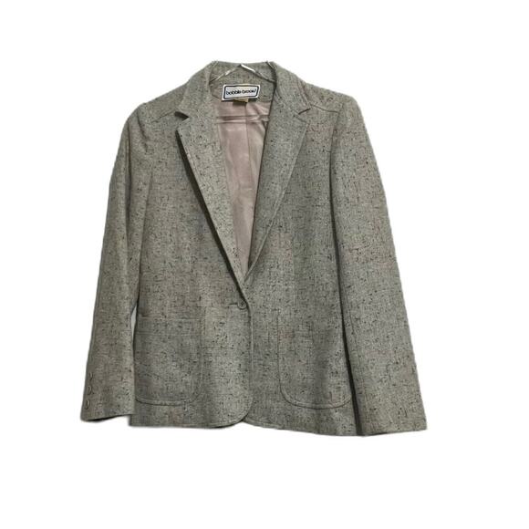 Vintage Bobbie Brooks Gray Union Made Blazer Size 9 - Picture 2 of 6